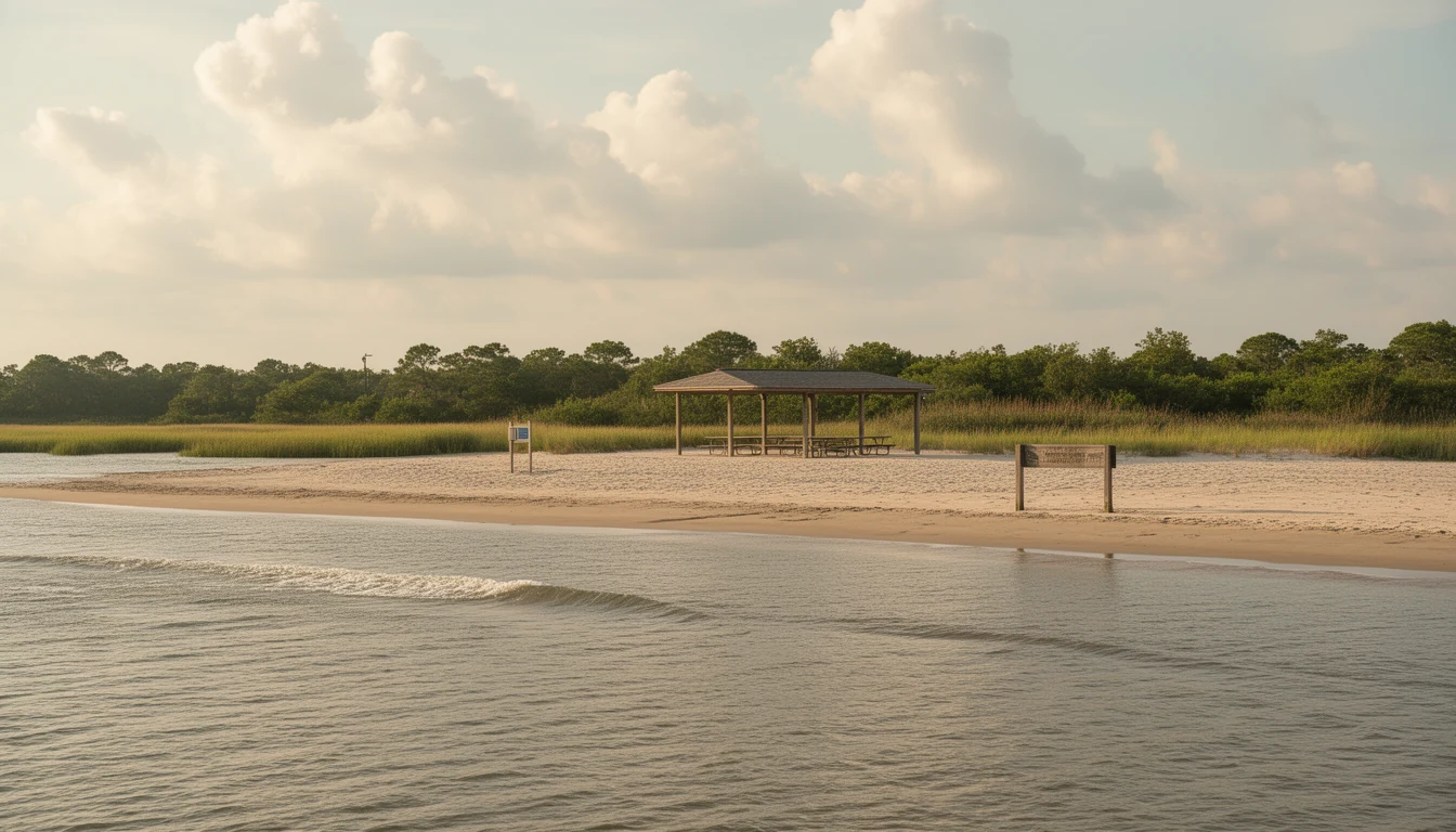 The Elm Street boat ramp on the Cashie River in Windsor, Bertie County, with a courtesy dock and cypress along the bank